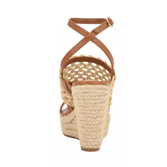 Tommy Hilfiger Kalendar Wedge Platform Sandals Size 10 Beige NWT - Picture 3 of 4